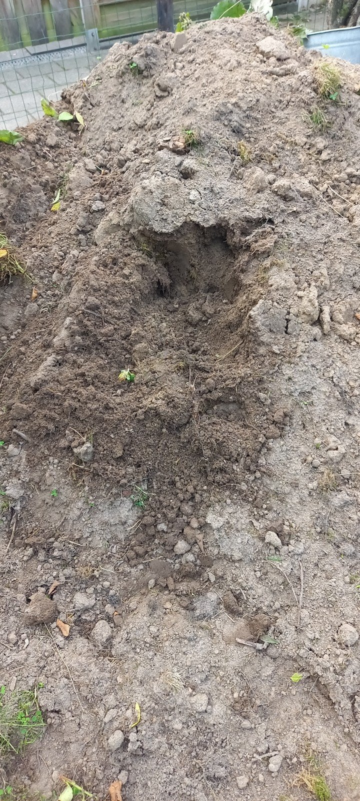 Zwarte grond / tuinaarde - zelf scheppen, Ophalen