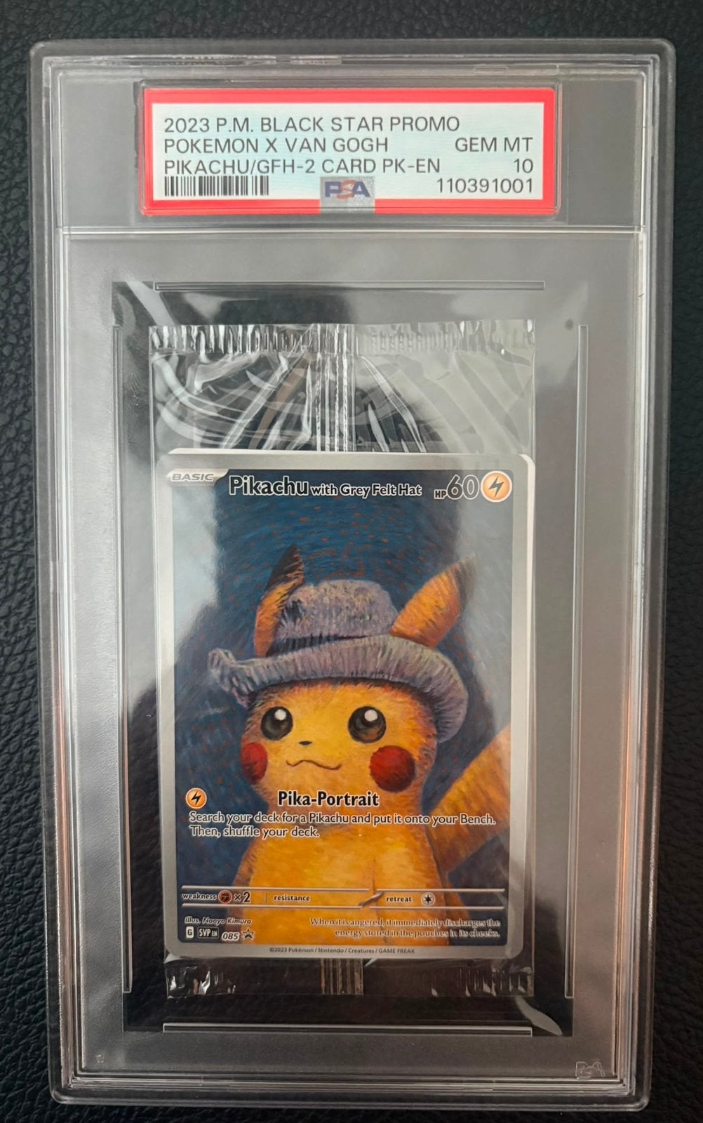 PSA 10 Pikachu with Grey Felt Hat (Van Gogh Promo), Ophalen of Verzenden, Nieuw