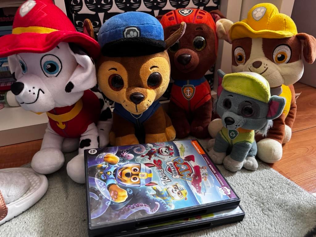 Paw Patrol knuffels €15 voor de hele set, Ophalen, Zo goed als nieuw, Hond