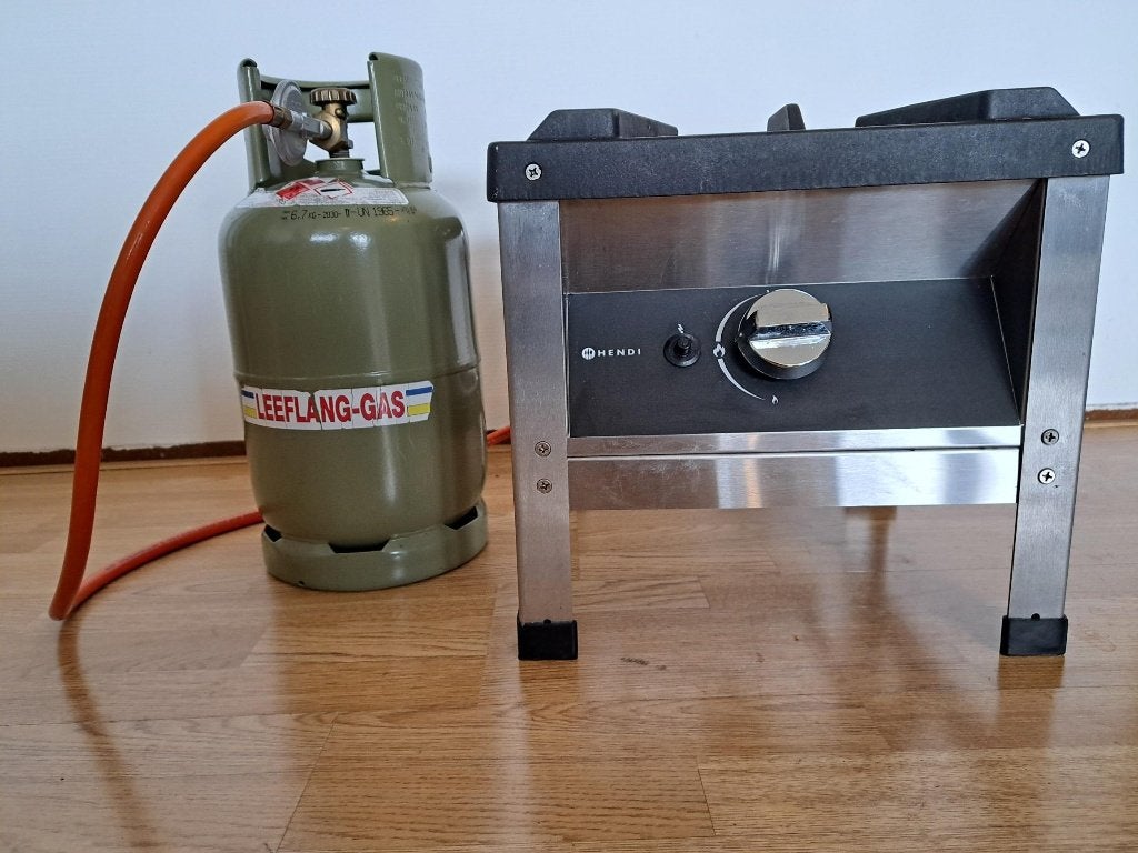hokker gasbrander keuken inclusief gasfles, Ophalen, Hendi, Meerkleurig, Overige materialen