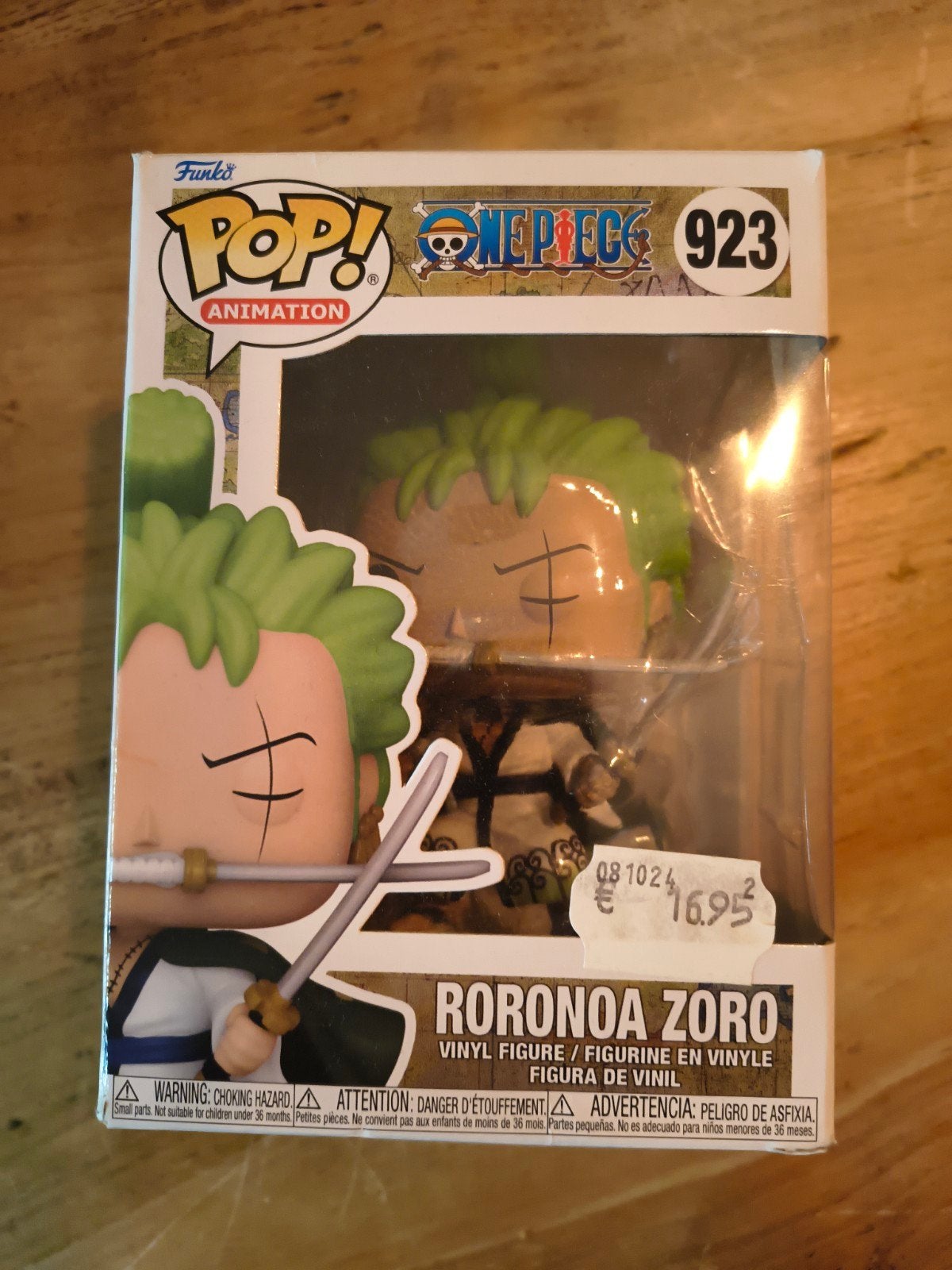 Funkopop roronoa zoro one piece, Ophalen, Gebruikt