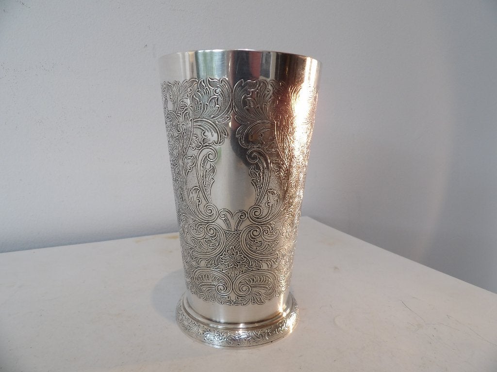 Beker Mint Julep Verzilverd, Barker Ellis, Ophalen of Verzenden, Zilver