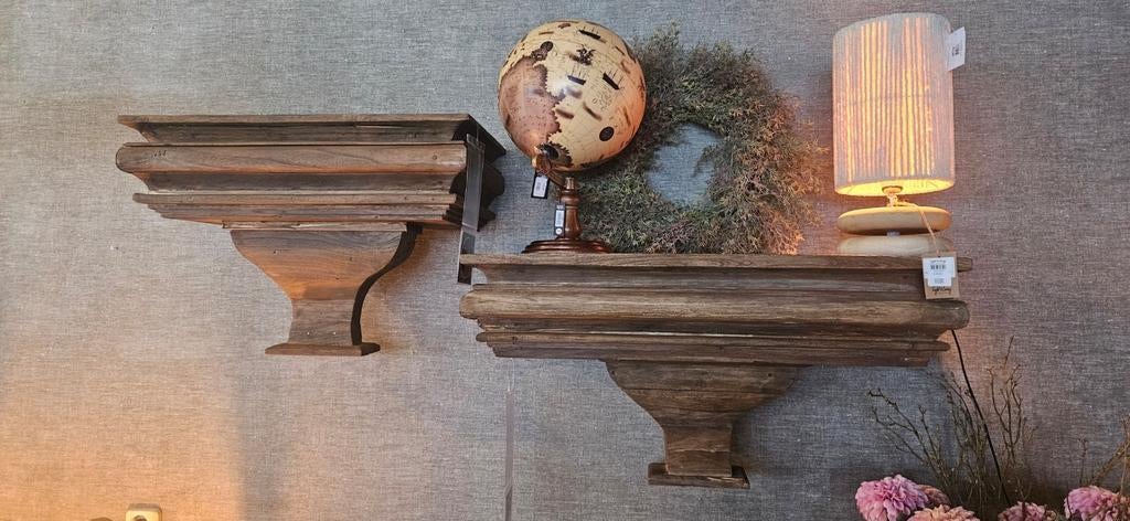 Prachtige nieuwe wandconsoles, driftwood, Ophalen, Nieuw