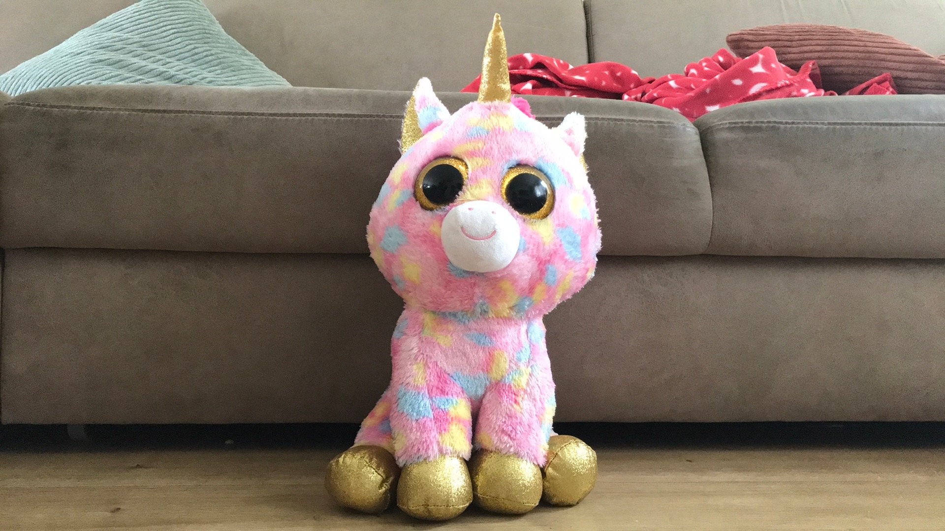 Ty XL eenhoornknuffel fantasia, Kinderen en Baby's, Speelgoed | Knuffels en Pluche, Eenhoorn, Overige karakters, Ophalen of Verzenden