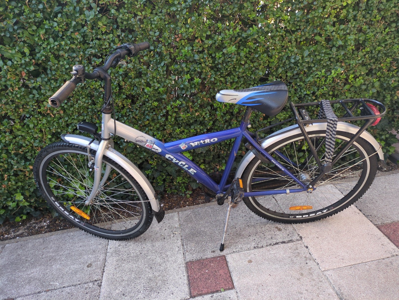 Nitro Cycle jongensfiets - 26 inch, Ophalen of Verzenden, Gebruikt, Velgrem, Overige merken