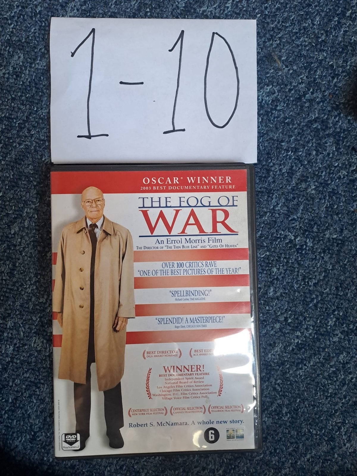 The Fog of War - Oscarwinnende documentaire DVD, Engels, Nederlands, Ophalen of Verzenden, Zo goed als nieuw