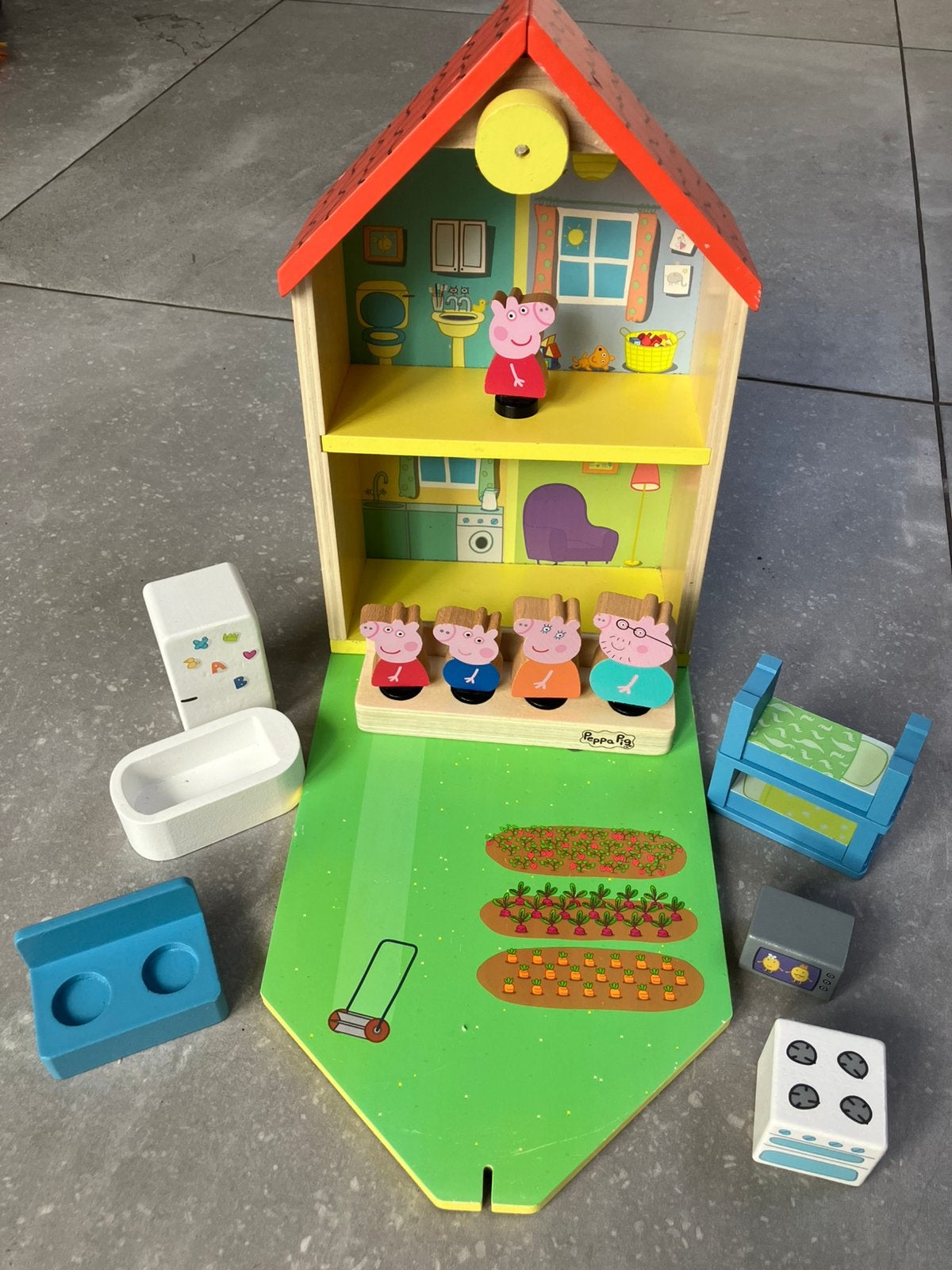 Peppa big speelhuis, makkelijk mee te nemen, Kinderen en Baby's, Ophalen of Verzenden, Zo goed als nieuw, Hout