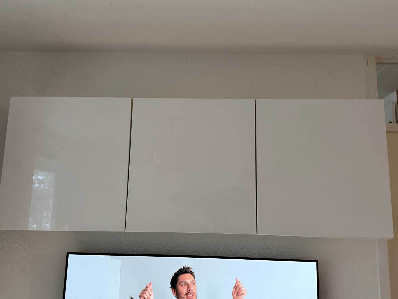 Hangend kastensysteem hoogglans wit - 3 delen, Ophalen, Gebruikt