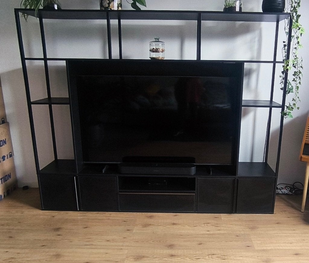 Tv meubel, 150 tot 200 cm, Zo goed als nieuw, 150 tot 200 cm, 25 tot 50 cm