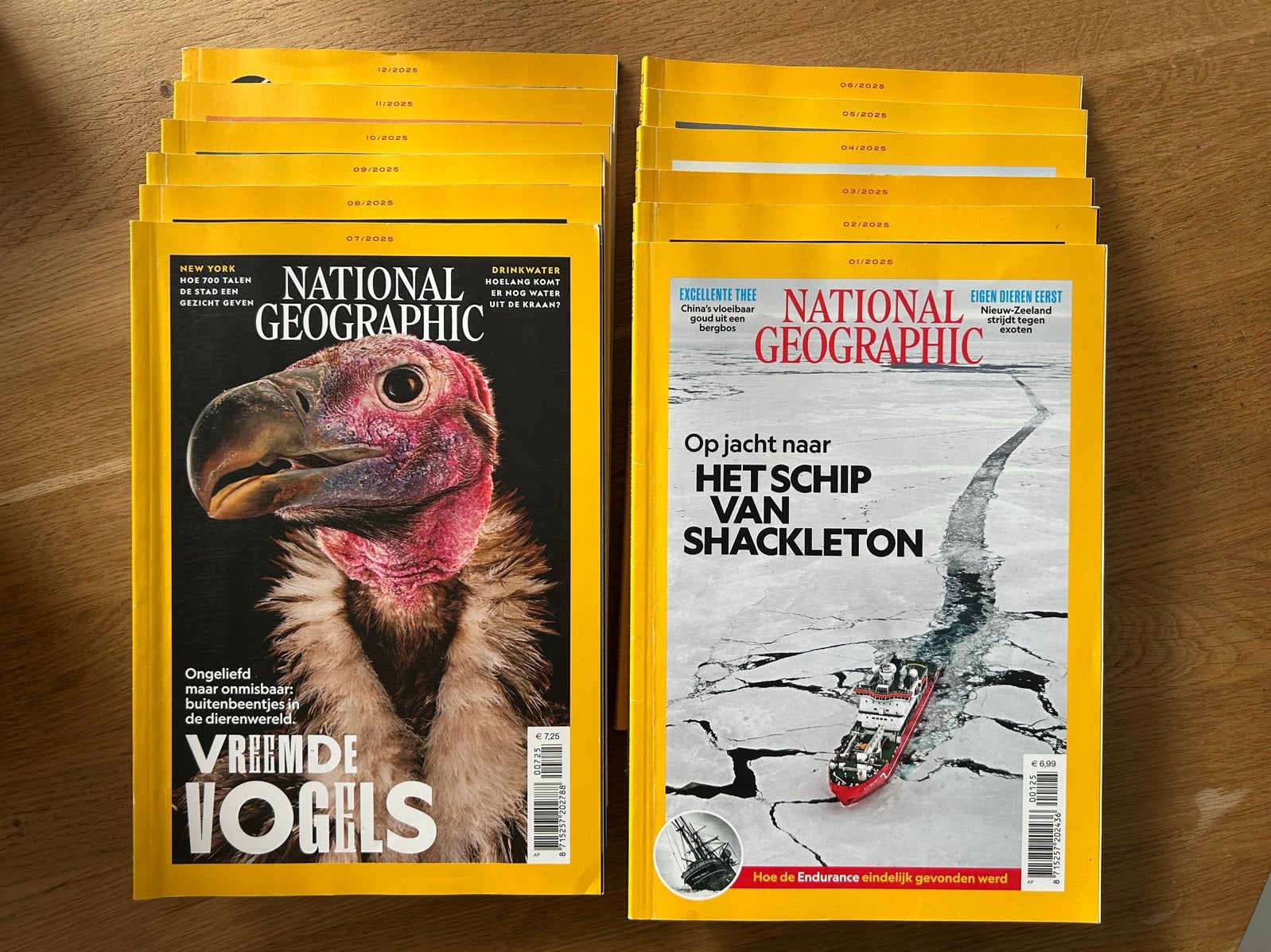 National Geographic tijdschriften 2025 - Complete jaargang, Ophalen of Verzenden, Zo goed als nieuw, Wetenschap en Natuur