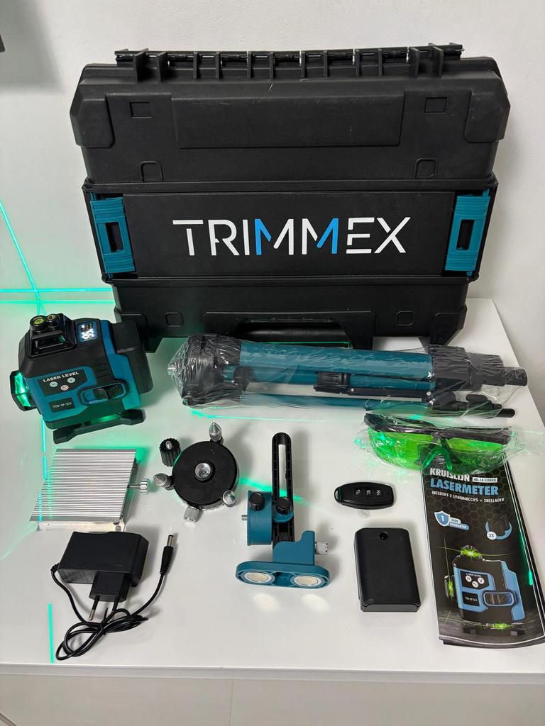 Trimmex Kruislijnlaser met Statief Precisie voorJouw Klussen, Doe-het-zelf en Verbouw, Gereedschap | Handgereedschap, Ophalen of Verzenden
