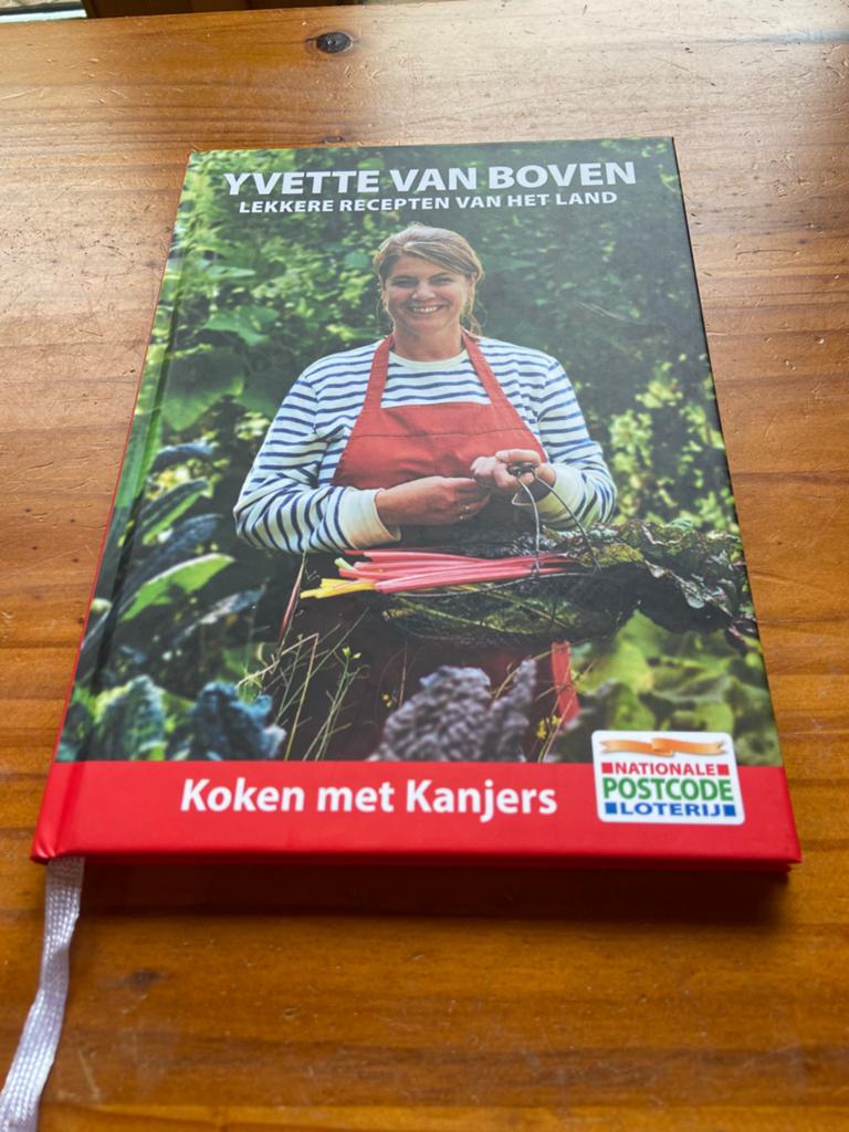 Koken met kanjers Yvette van boven postcodeloterij, Overige typen, Ophalen of Verzenden, Zo goed als nieuw, Gezond koken