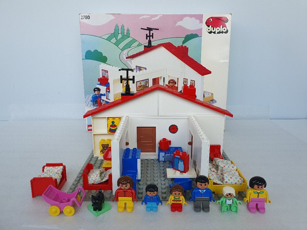 Lego Duplo 2780 + 2784: Playhouse + Mother and Baby, Ophalen of Verzenden, Gebruikt, Duplo