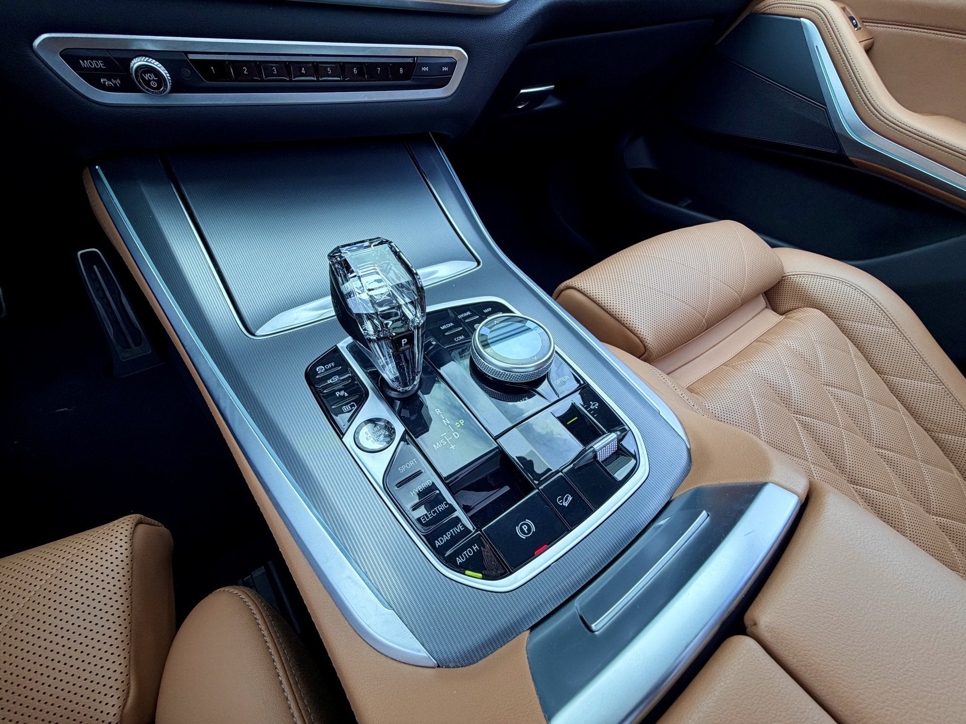 BMW X5 xDrive45e Laser|ACC|Headup|360Camera|Trekhaak BTW, Auto's, Dealer onderhouden, Gebruikt, Met garantie (alle), Blauw