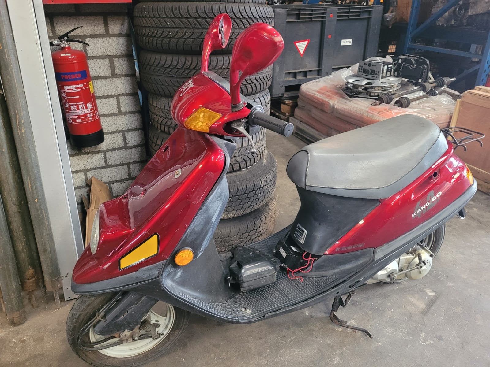 chin lan kang go 50cc brom, Fietsen en Brommers, Ophalen, Zo goed als nieuw, Tweetakt, Overige merken
