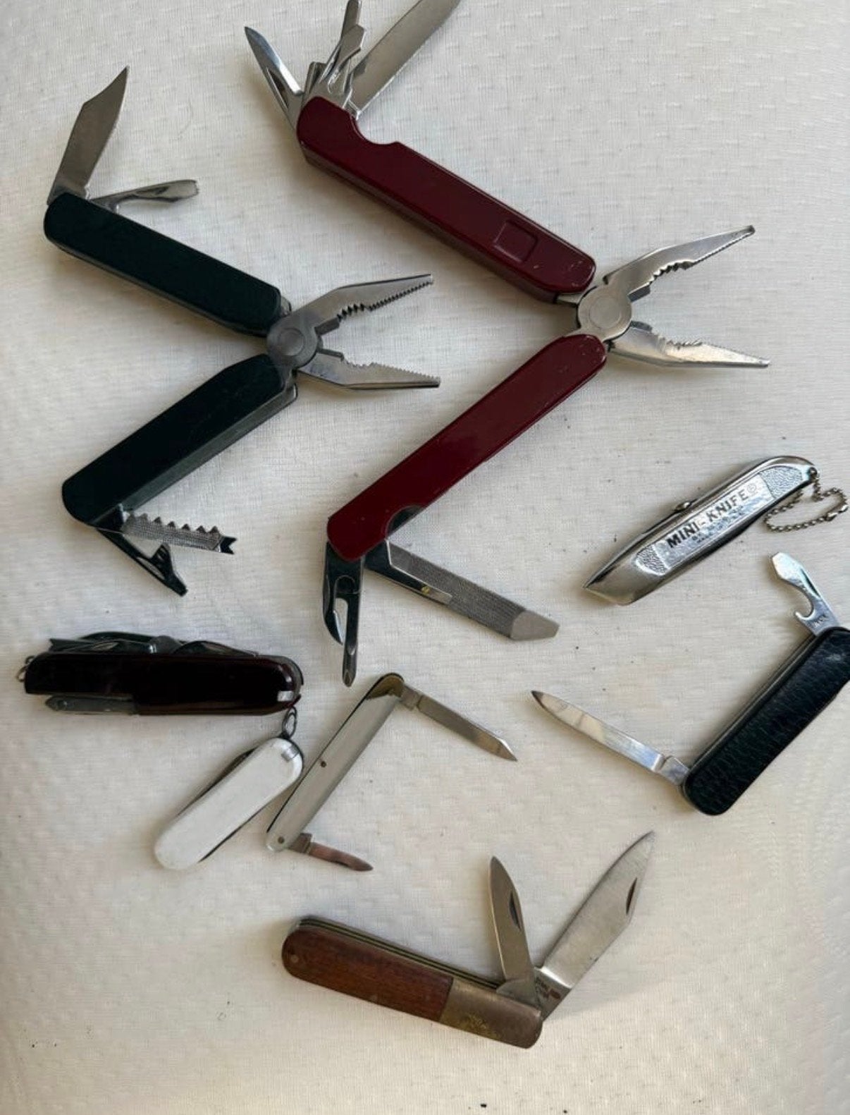 Diverse verzameling zakmessen en multitools, Ophalen of Verzenden