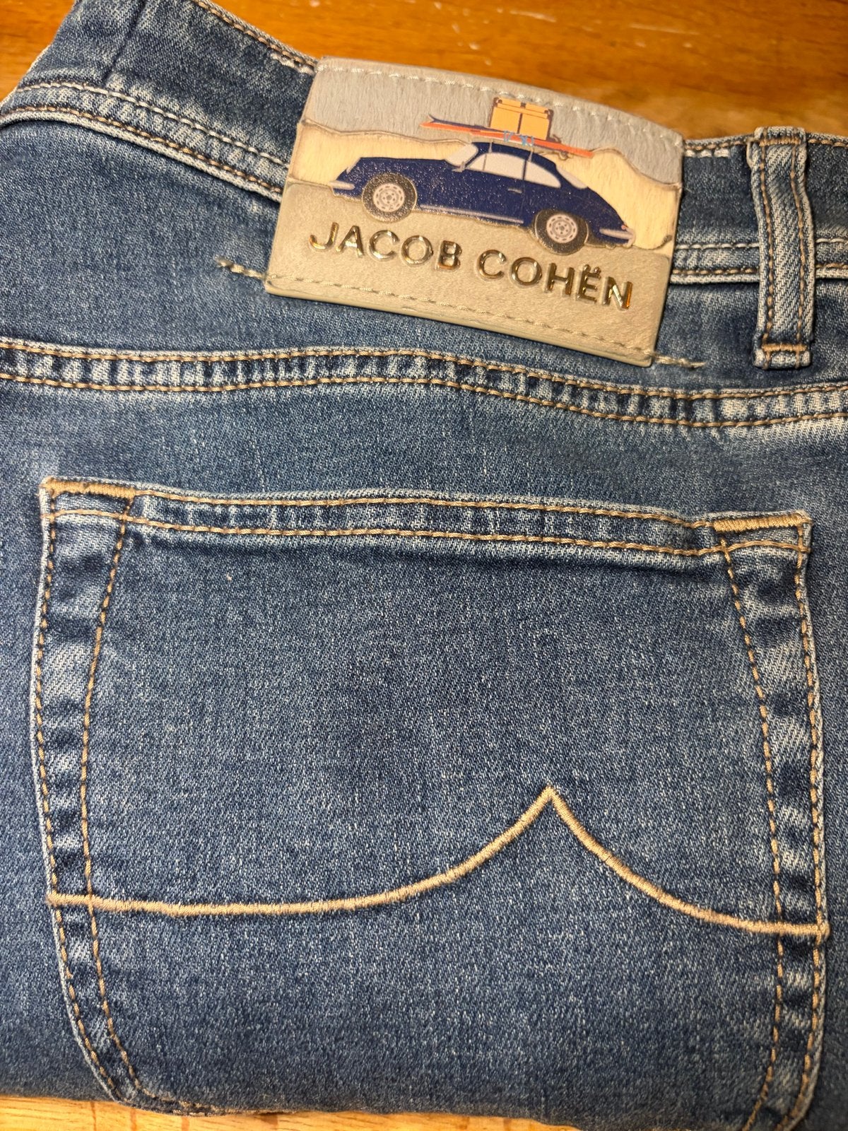 Jacob Cohen Bard Jeans W38 - Porsche, Ophalen of Verzenden, Zo goed als nieuw, Blauw, W36 - W38 (confectie 52/54)