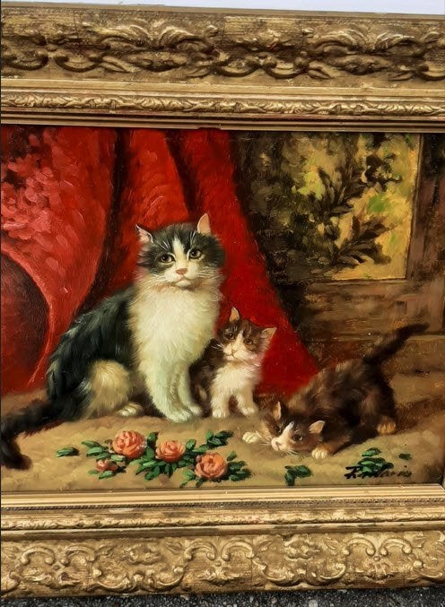3 poesjes, Antiek en Kunst, Ophalen