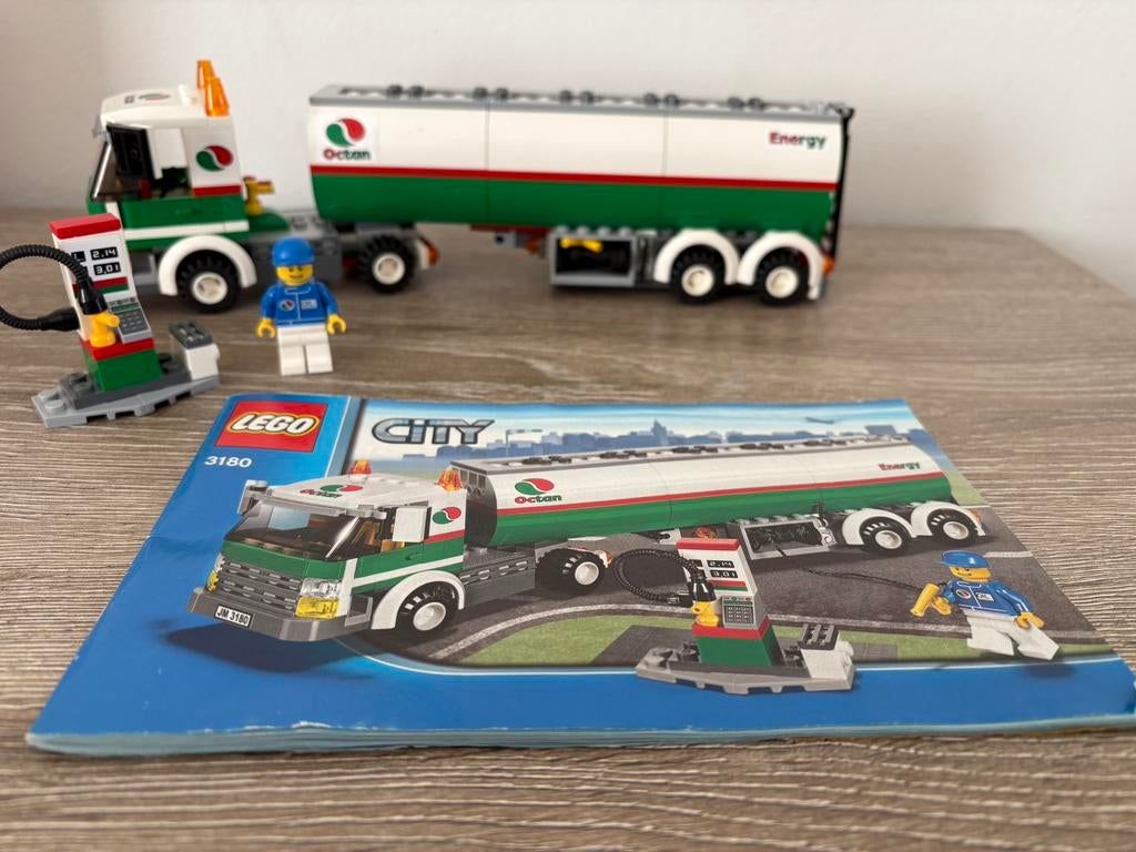 Lego 3180, Tanktruck Octan Energie., Ophalen of Verzenden, Zo goed als nieuw