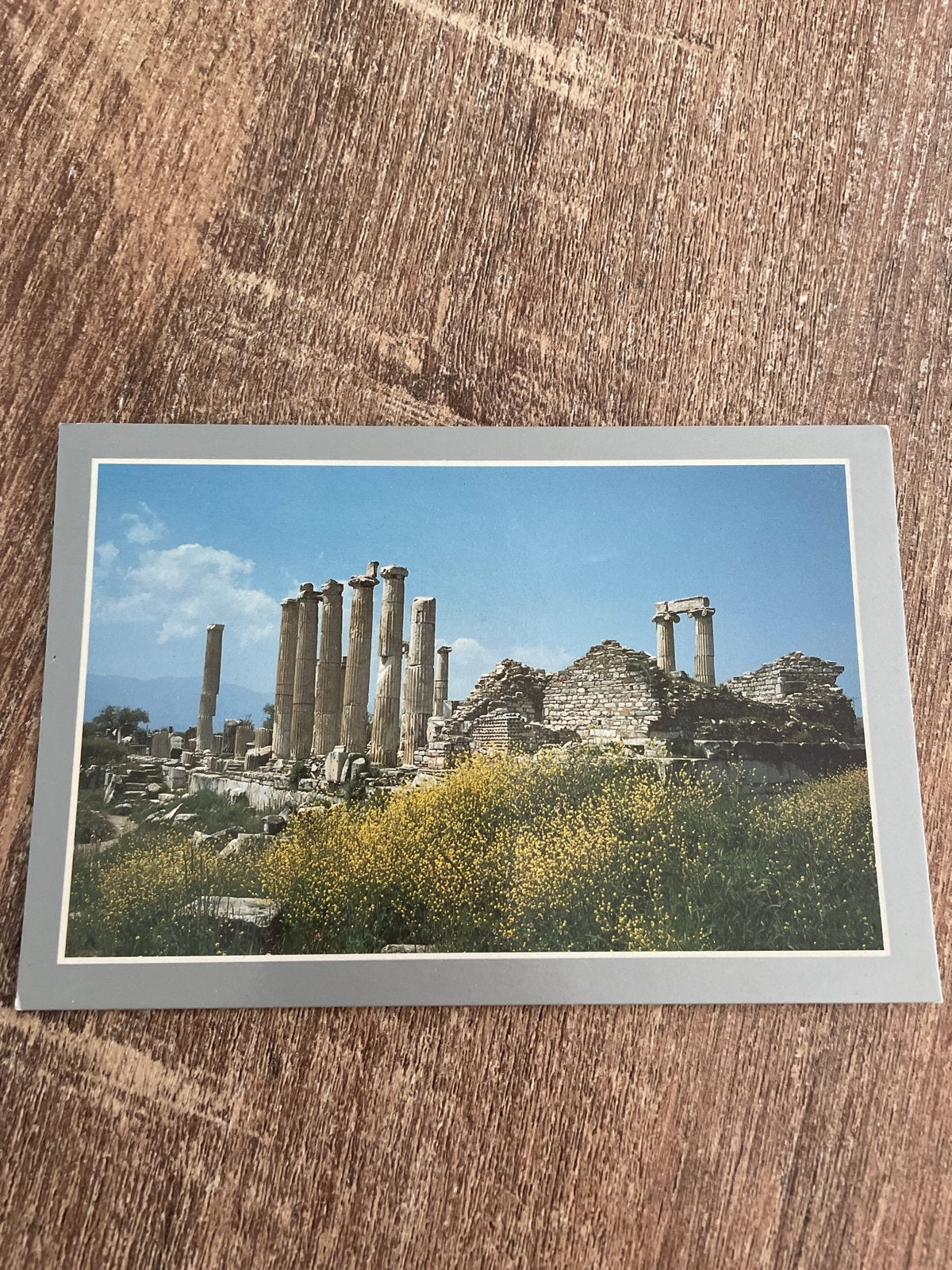 Ansichtkaart Turkije - Aphrodisias Tempel (1987), Verzamelen, Ophalen of Verzenden, 1980 tot heden, Ongelopen, Overig Europa
