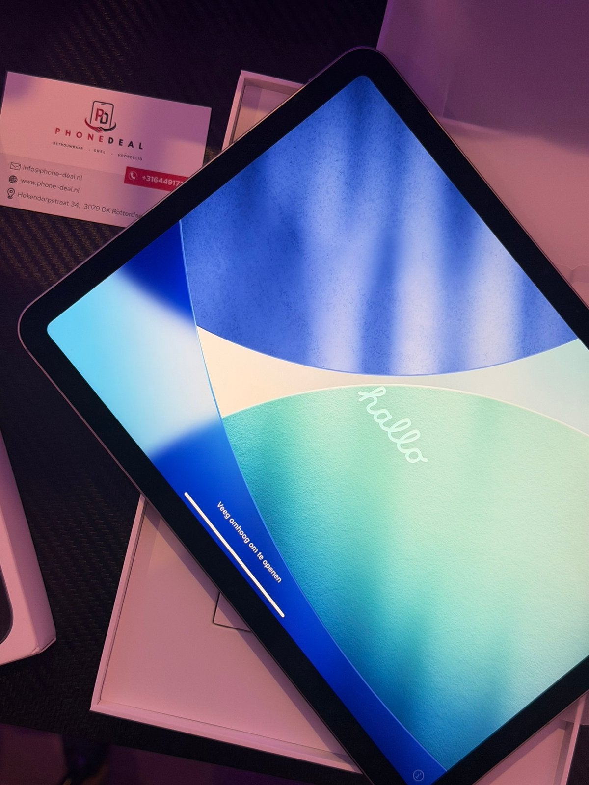iPad Air M4 11 inch Wi-Fi + Cellular nieuw factuur+ Garantie, Computers en Software, Apple, Apple, Apple iPad, 11 inch