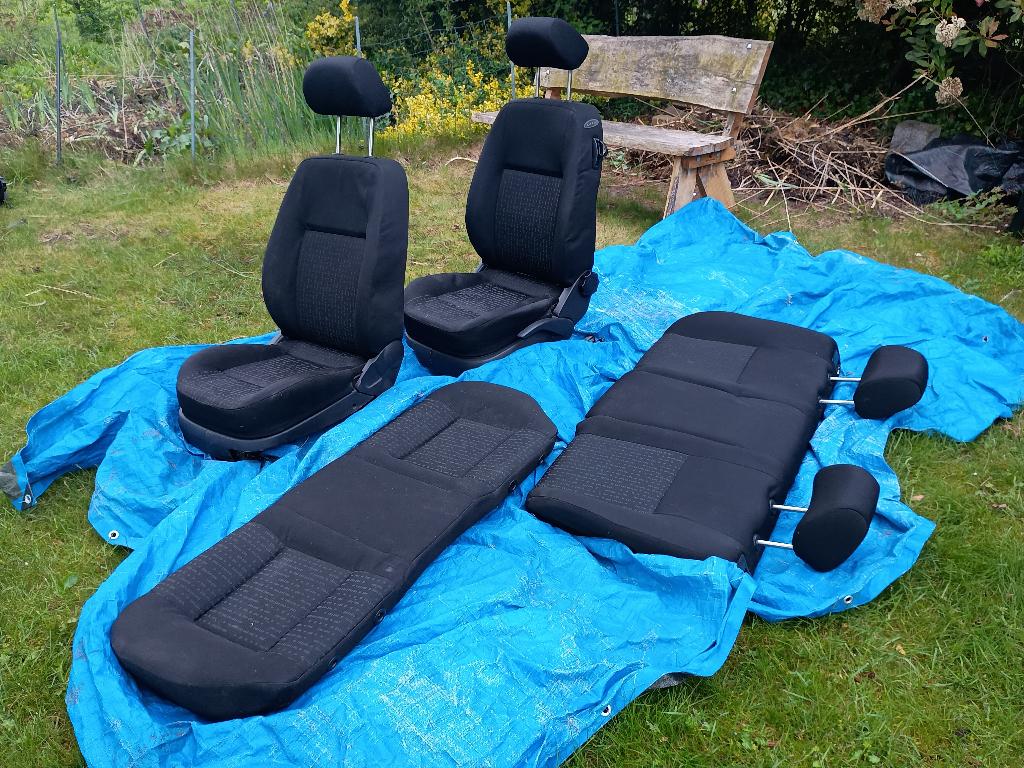 Voorstoelen plus achterbank Golf 4, Ophalen, Gebruikt, Seat