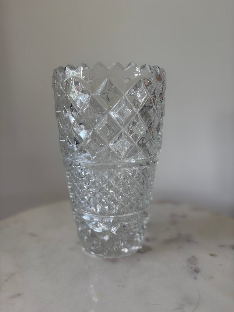Vintage persglazen vaas, Ophalen of Verzenden