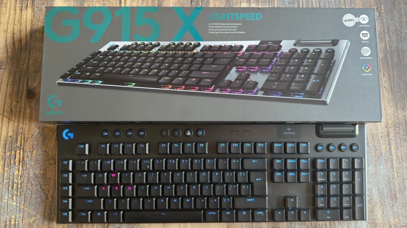 Logitech G915 X LIGHTSPEED Gaming Toetsenbord – Nieuwstaat, Computers en Software, Toetsenborden, Ophalen of Verzenden, Zo goed als nieuw