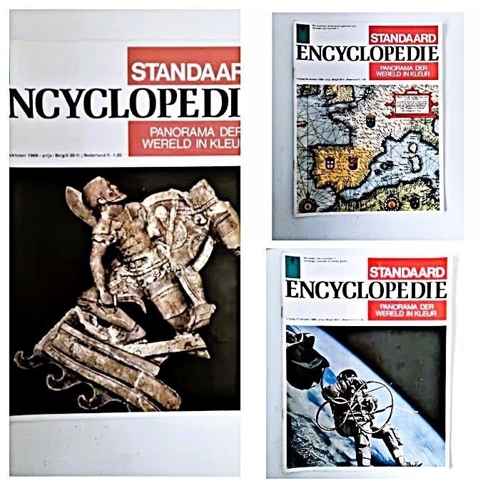 3 standaard encyclopedie-panorama der wereld in kleur*1969*, Boeken, Encyclopedieën, Gelezen, Standaard encyclopedie, Ophalen of Verzenden