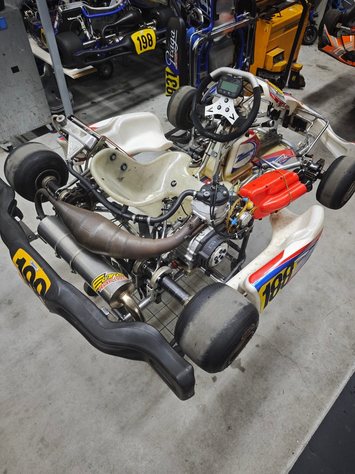kart 125- Zanardi 125cc Schakelkart - iame 2016, Ophalen of Verzenden, Gebruikt, Kart