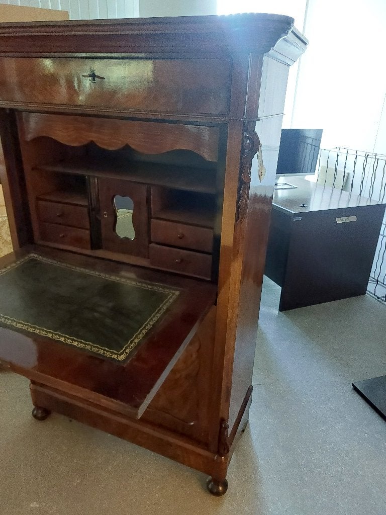 antieke Biedermeier klepsecretaire ( 501184), Huis en Inrichting, Ophalen