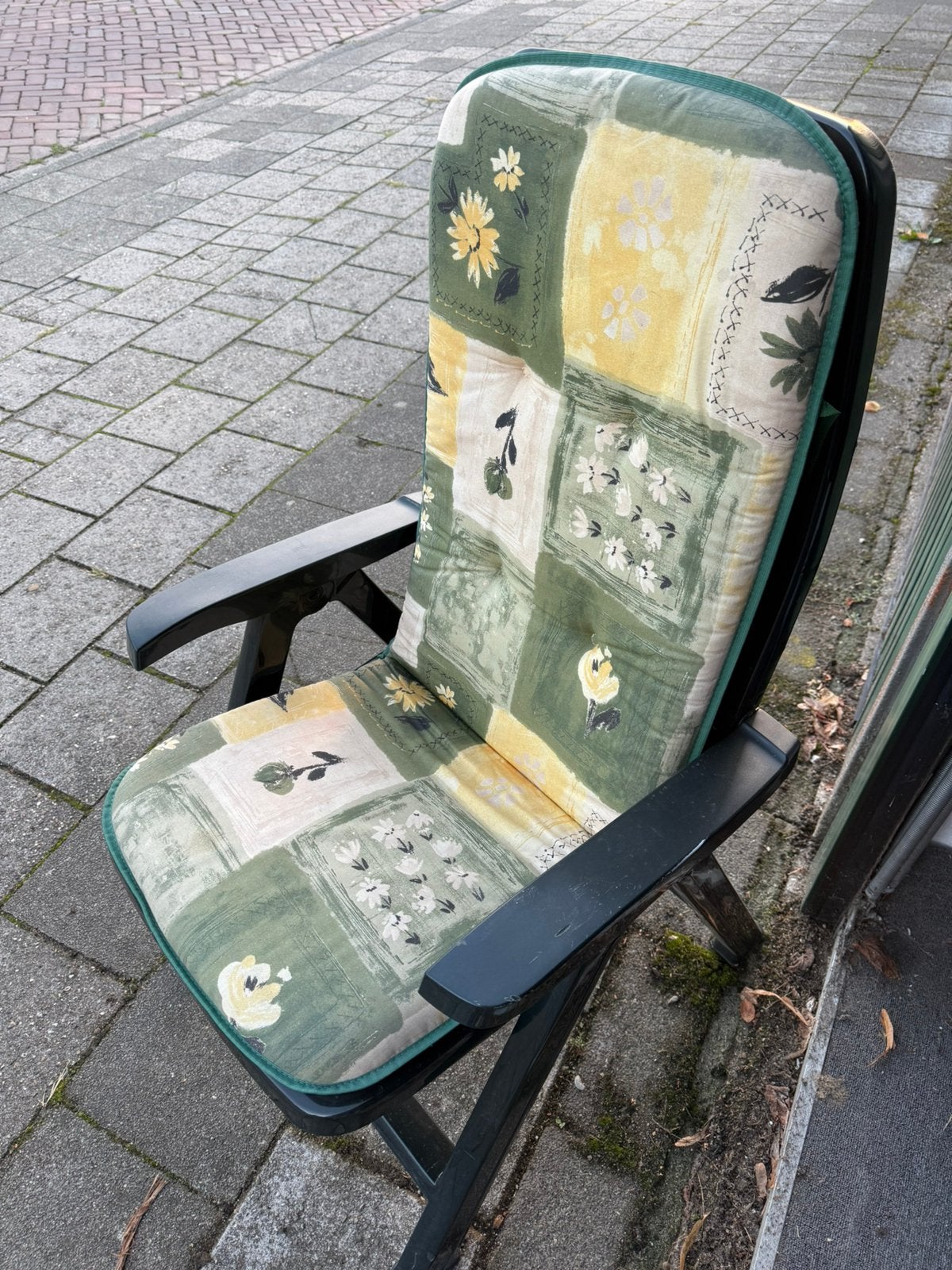 Tuinset incl. 4 kussens, Ophalen, Gebruikt, Kunststof