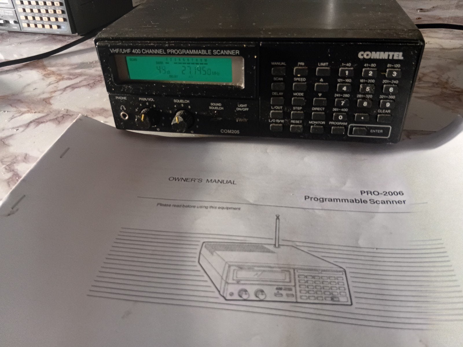 comtel computer scanner 400 kanaals, Ophalen