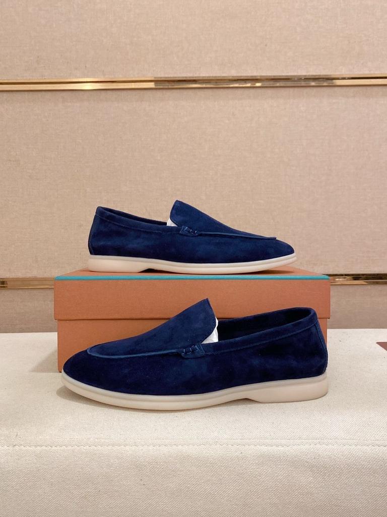 Loro Piana schoenen met doos nieuw, Ophalen, Zo goed als nieuw, Blauw, Instappers