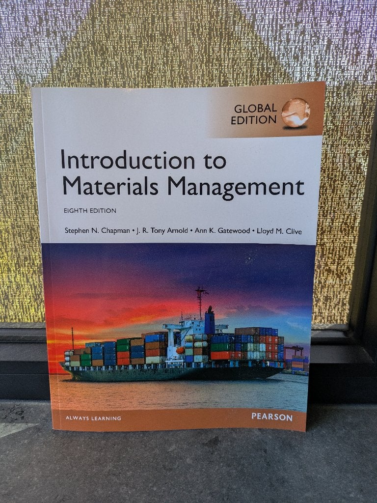 Introduction to Materials Management, 9781292162355, Pearson, Zo goed als nieuw, Beta, HBO