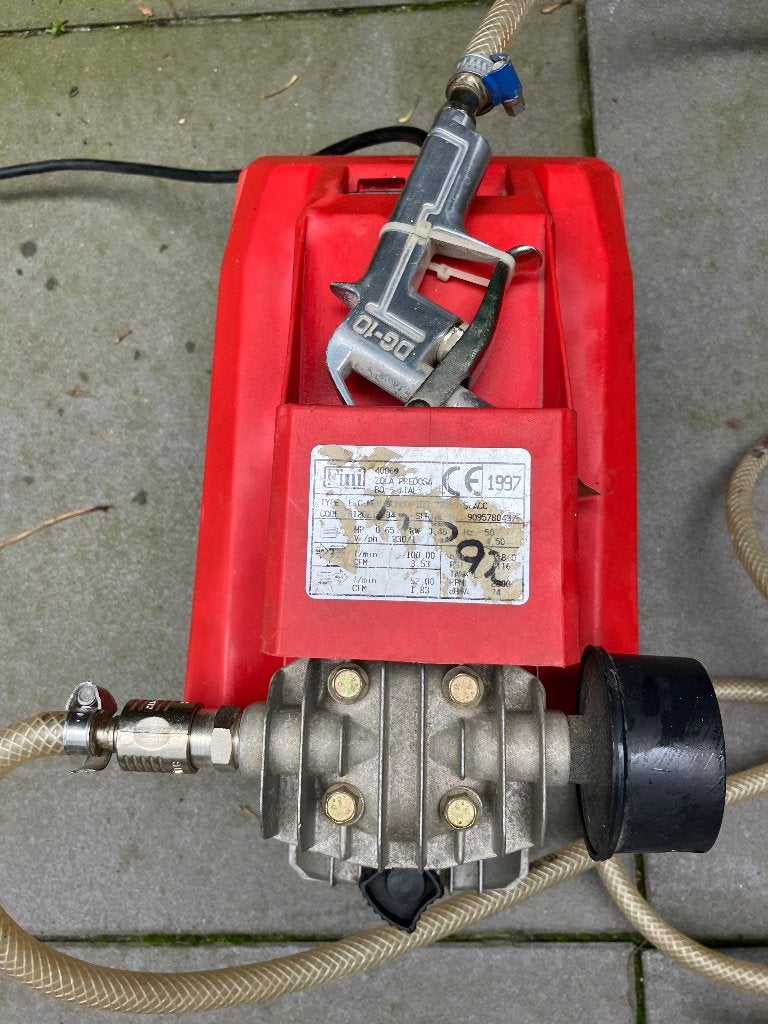 compressor 0.65 HP 8 Bar, Ophalen, Gebruikt, 6 tot 10 bar, Minder dan 200 liter/min