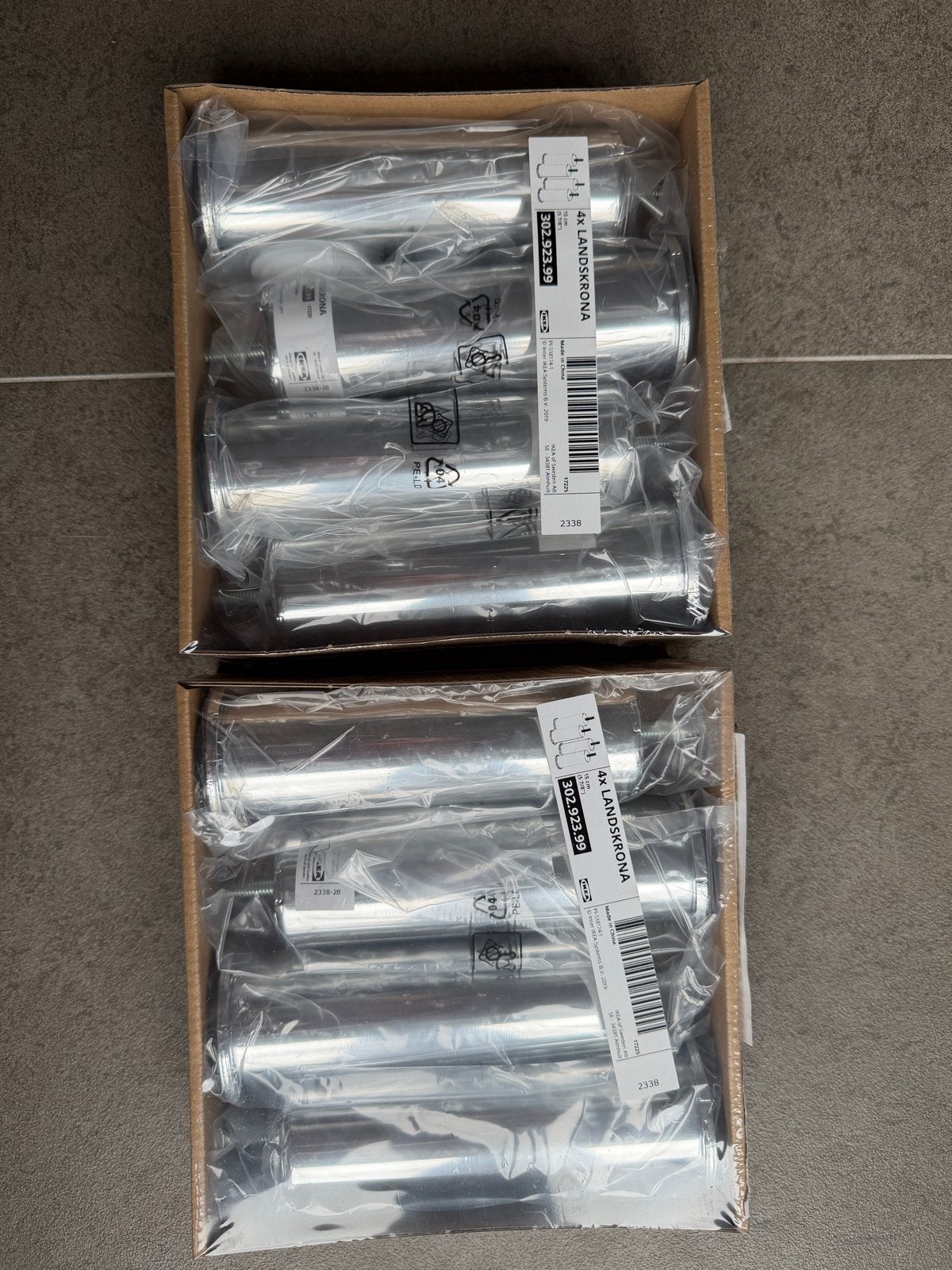 IKEA LANSKRONA (8 stuks), Ophalen, Nieuw, Minder dan 50 cm, Metaal