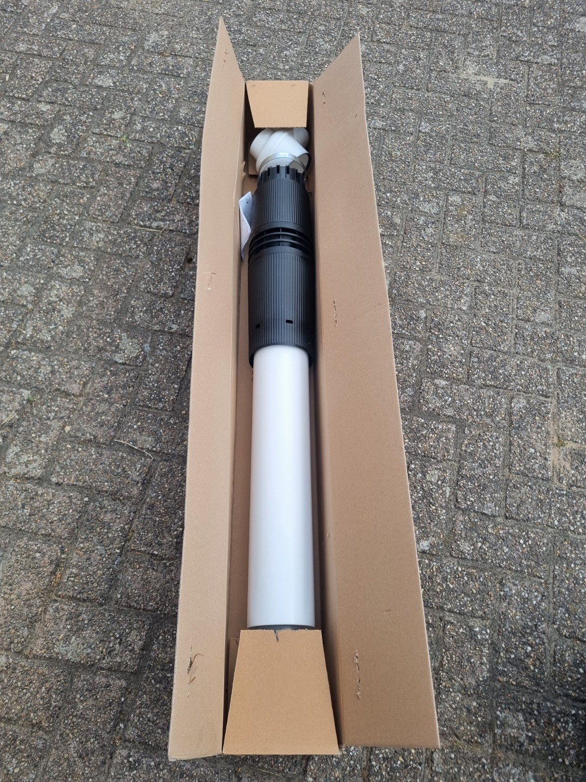 Ubbink Rolux 5G Dakkdoorvoer PP 80-80mm 1280mm, Doe-het-zelf en Verbouw, Buizen en Afvoer, Ophalen, Afvoer, Pvc, 2 tot 4 meter
