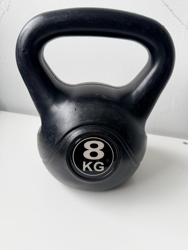 Kettlebell 8 kg, Ophalen, Zo goed als nieuw, Kettlebell