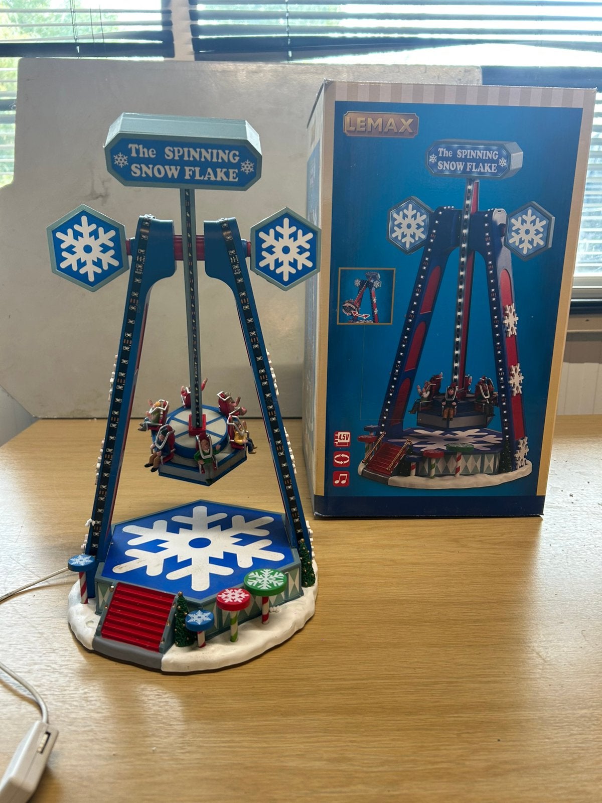 Kerstdorp huisjes Snow flake LEMAX, Ophalen, Gebruikt