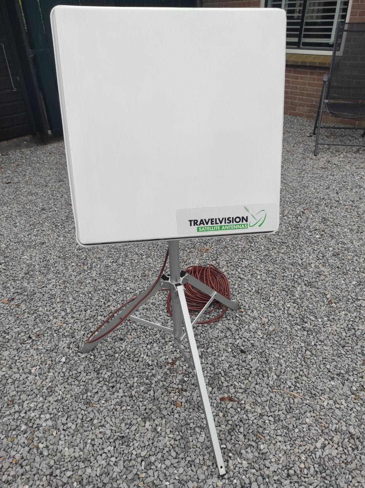Travel Vision R7 Flat volautomatische schotelantenne TEAB, Ophalen, Zo goed als nieuw