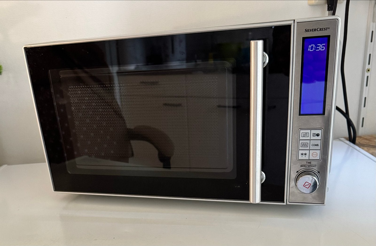 SilverCrest Combi Magnetron - Zo goed als nieuw, Witgoed en Apparatuur, Ophalen, Combimagnetron, Grill, Zo goed als nieuw