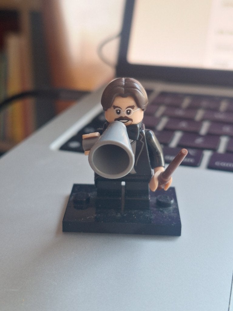 LEGO Minifigure Harry Potter Professor Filius Flitwick CMF, Gebruikt, Lego, Harry Potter, Ophalen of Verzenden