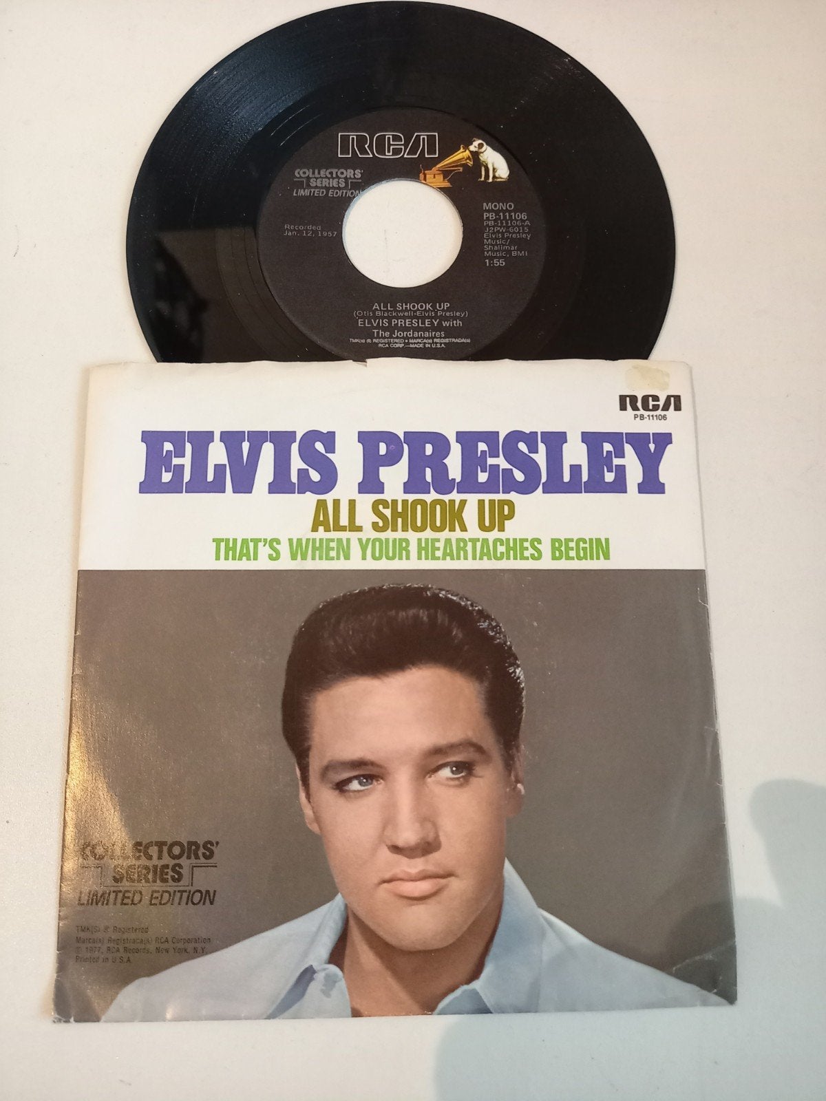 Elvis Presley  , singles, Cd's en Dvd's, Vinyl Singles, Ophalen of Verzenden, Zo goed als nieuw, Pop