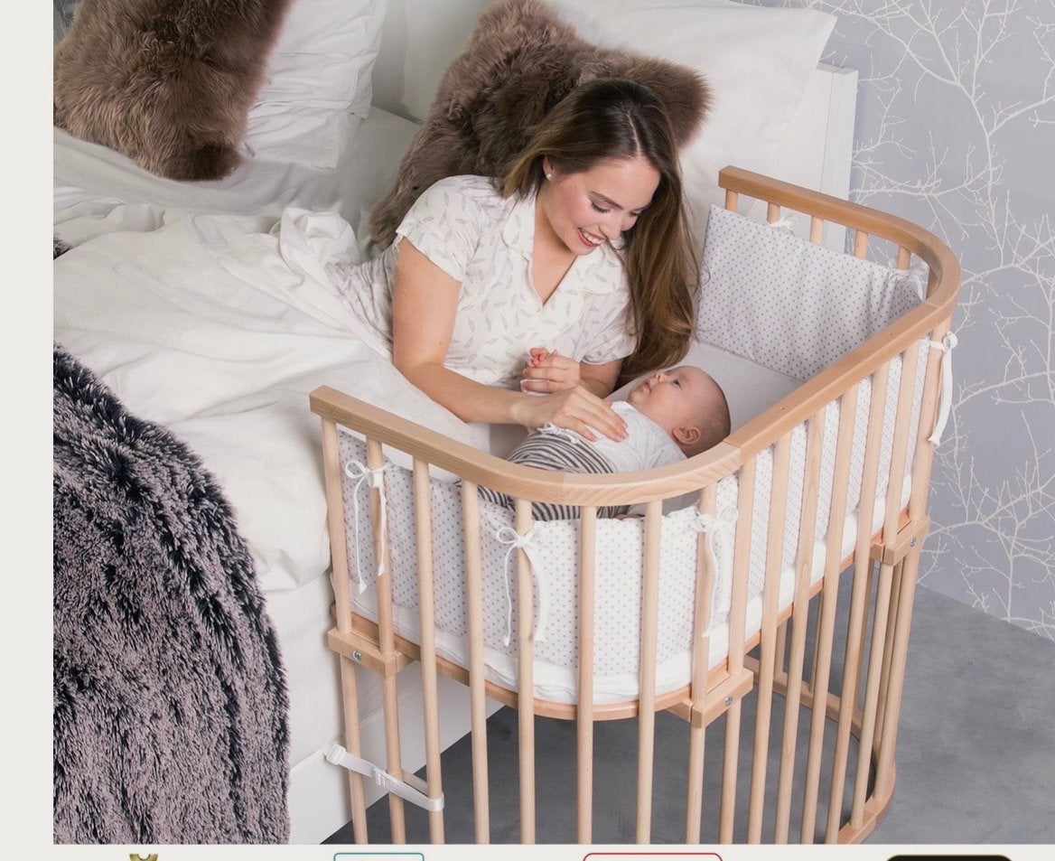 Babybay Boxspring Co-sleeper Wieg - Zo goed als nieuw, Ophalen, Zo goed als nieuw, Wieg