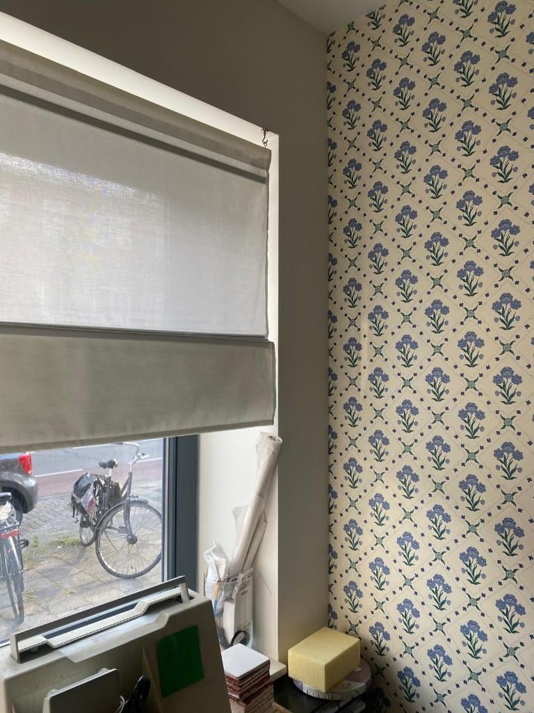 Vouwgordijn Ringblomma Ikea 160x140, Huis en Inrichting, Ophalen, 100 tot 150 cm, Wit, Zo goed als nieuw