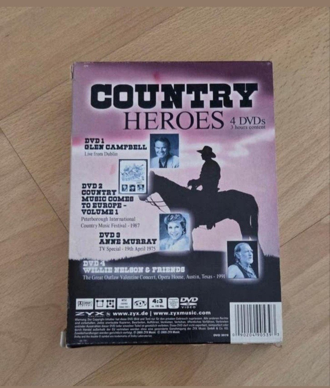 Country Heroes (4 dvd's), Cd's en Dvd's, Dvd's | Muziek en Concerten, Zo goed als nieuw, Alle leeftijden, Ophalen of Verzenden