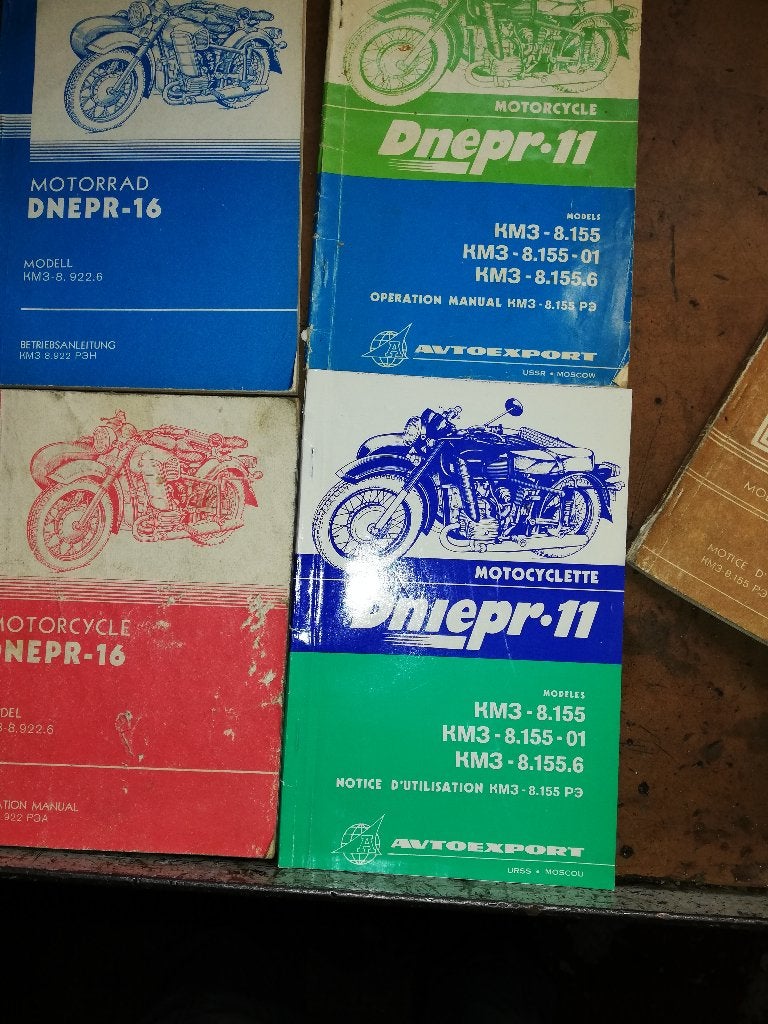 Ural Dnepr handleidingen, Ophalen, Overige merken