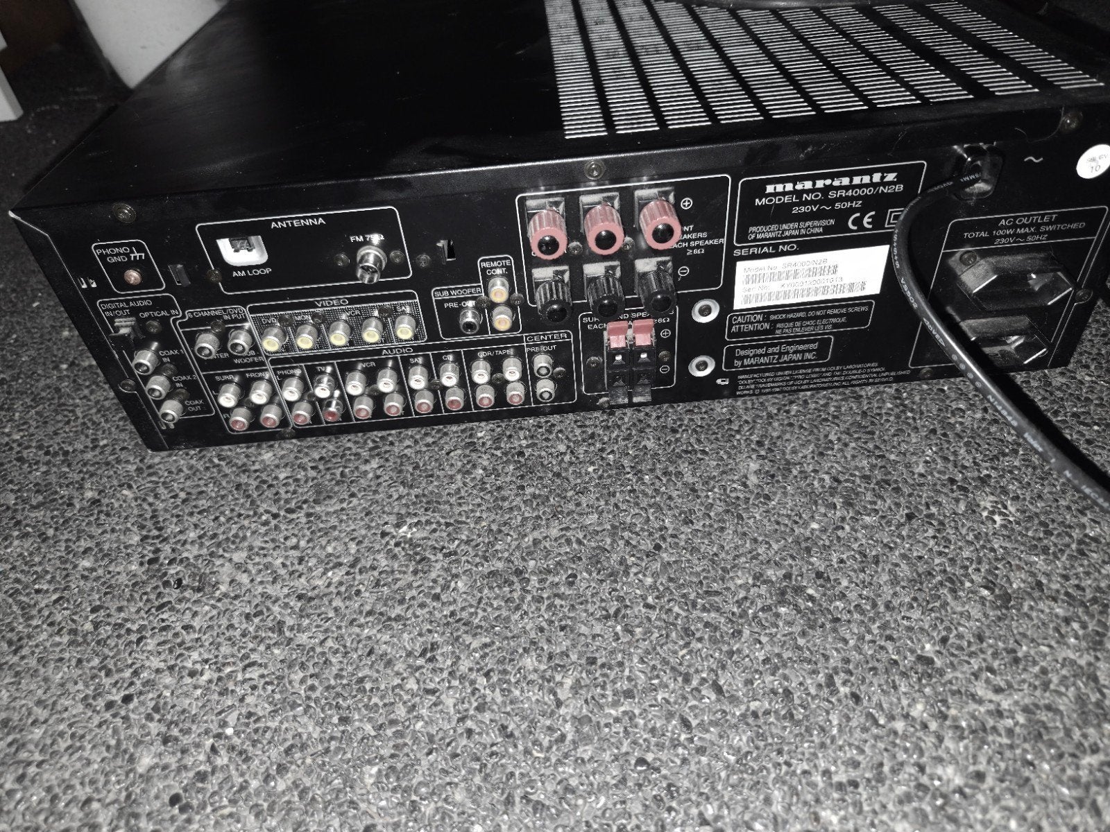 Marantz SR4000 AV Surround Receiver, Marantz, Gebruikt, Ophalen of Verzenden, 60 tot 120 watt