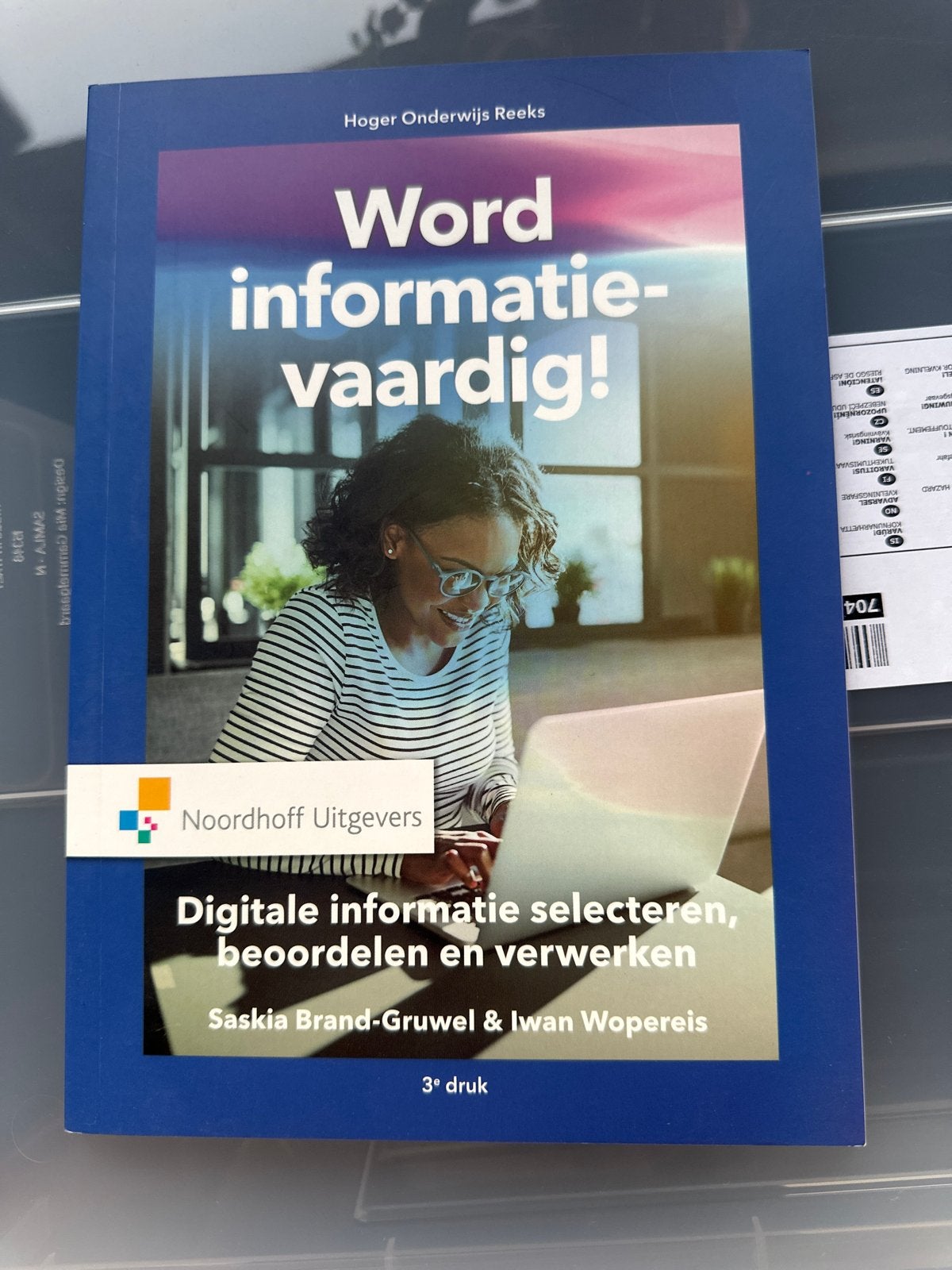 Word informatievaardig! 3e druk - Noordhoff Uitgevers, Boeken, Studieboeken en Cursussen, Ophalen of Verzenden, Zo goed als nieuw